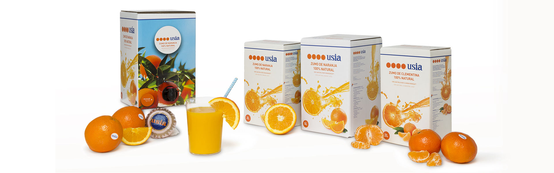 Zumo y fruta Usia, calidad de vida del Mediterráneo en su mesa.